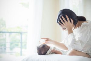 mother with baby